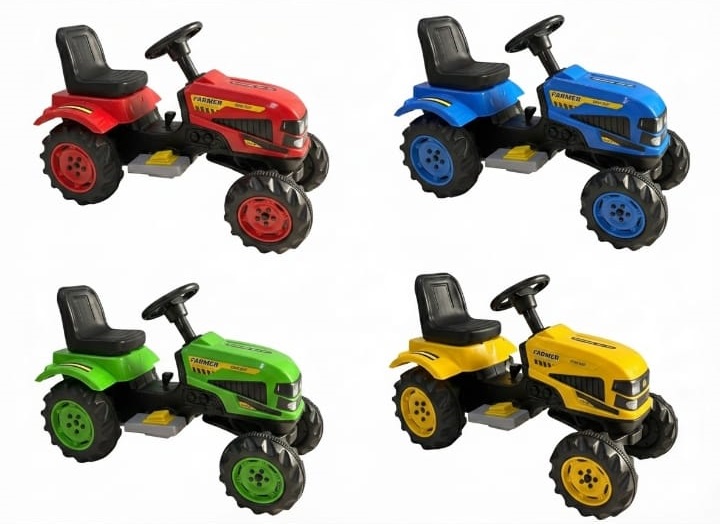 PEDALLI TRAKTÖR RÖMORKLU RÖMORKSUZ